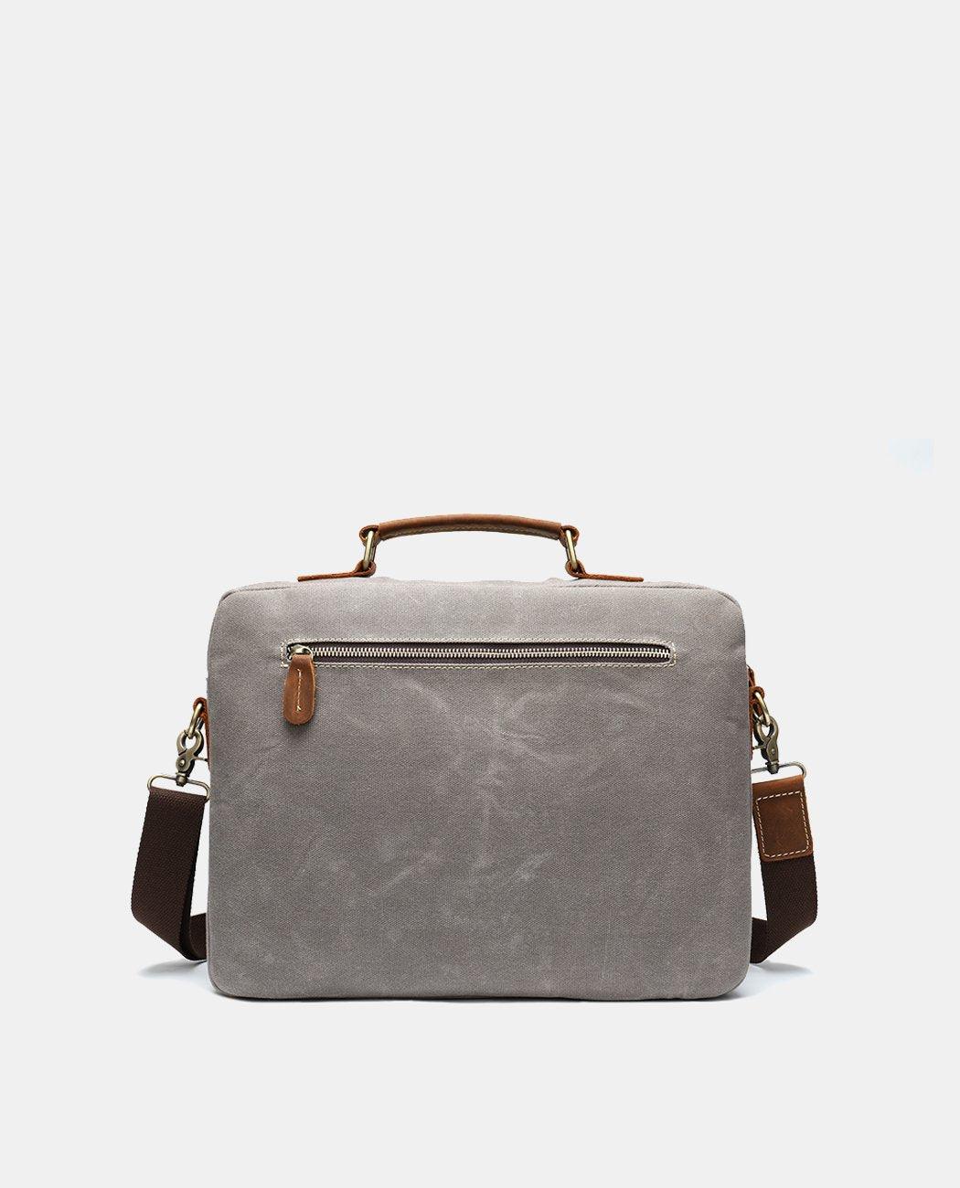 Classic Leather Messenger Bag