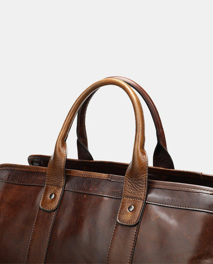 Classic Leather Durable Travel Bag