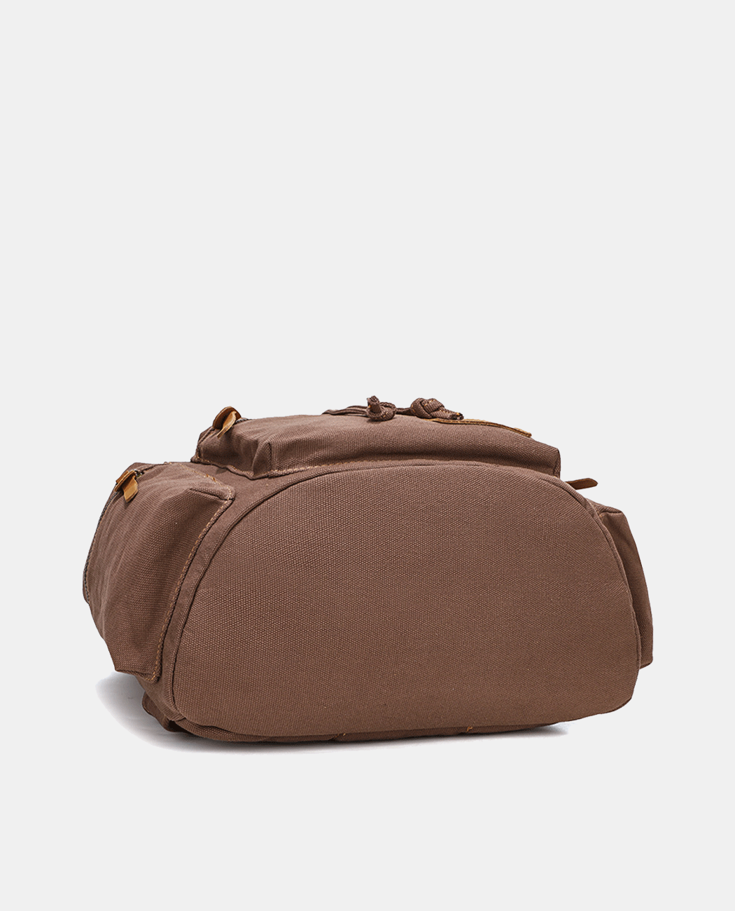 Brown Canvas Backpack -Backpacks- BAGHUGS-KJ1003-Gray