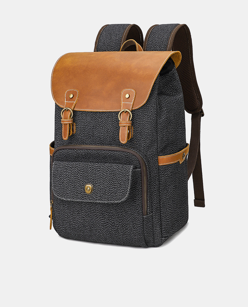 Moss Flip Canvas Backpack -Backpacks- BAGHUGS--