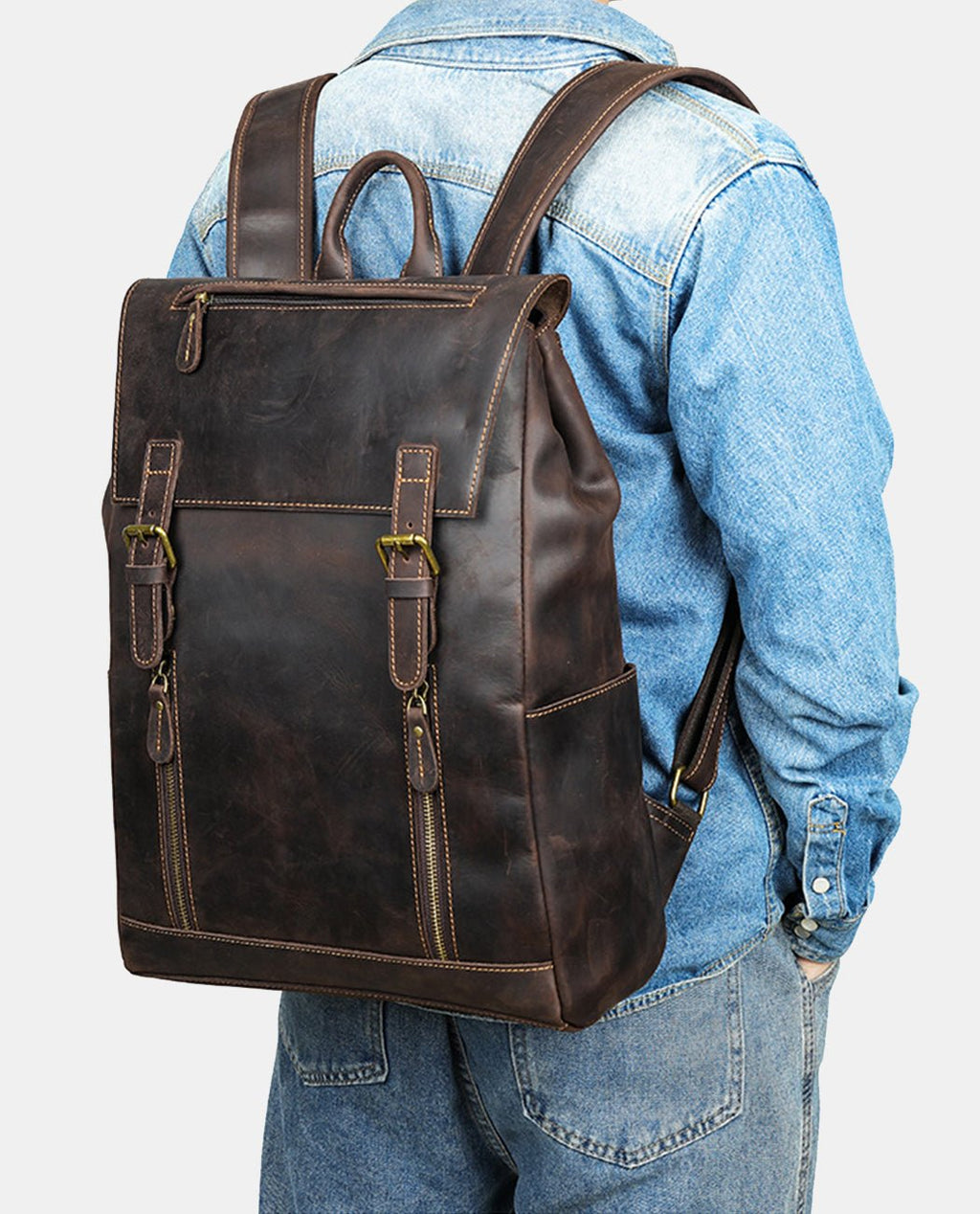 Frontier Harmony Backpack -Backpacks- BAGHUGS-LEBP-1478-Deep Brown