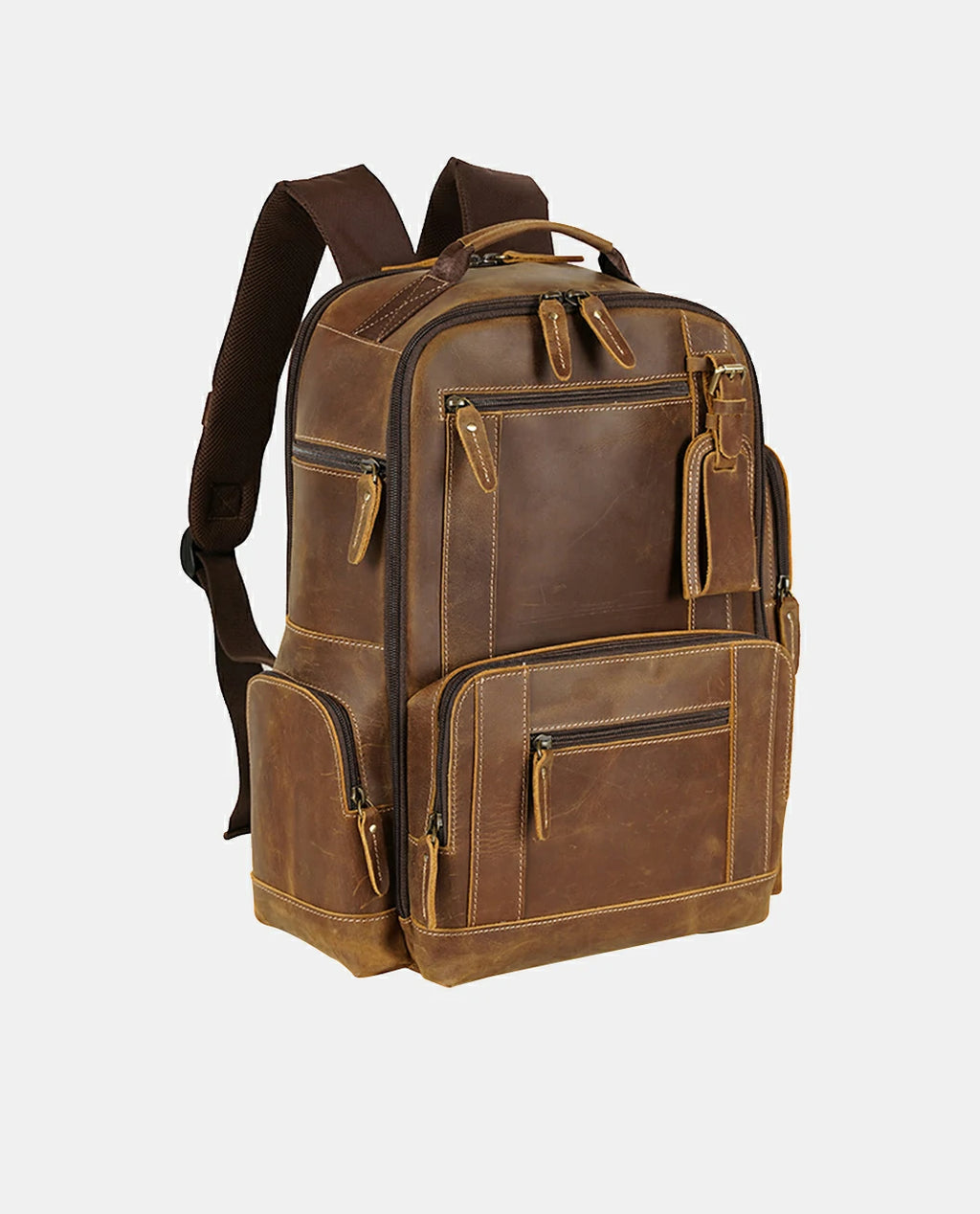 Voyager Executive Leather Backpack