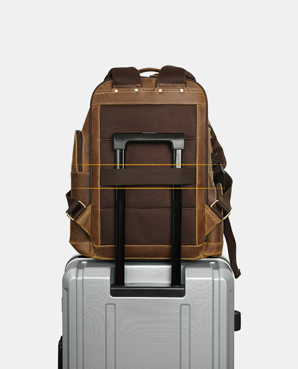 Voyager Executive Leather Backpack