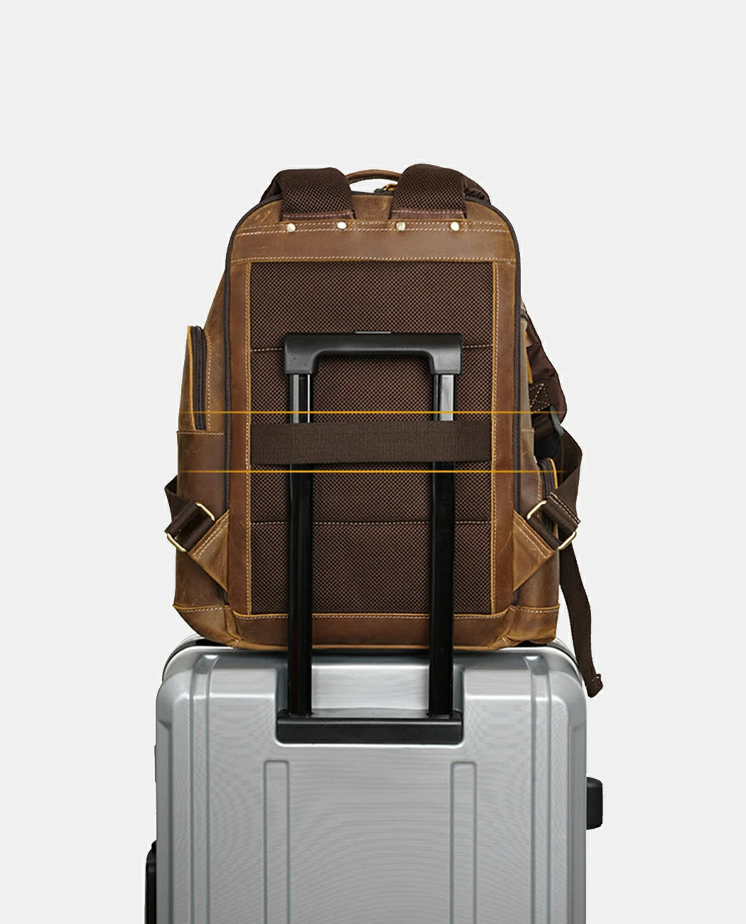 Voyager Executive Leather Backpack