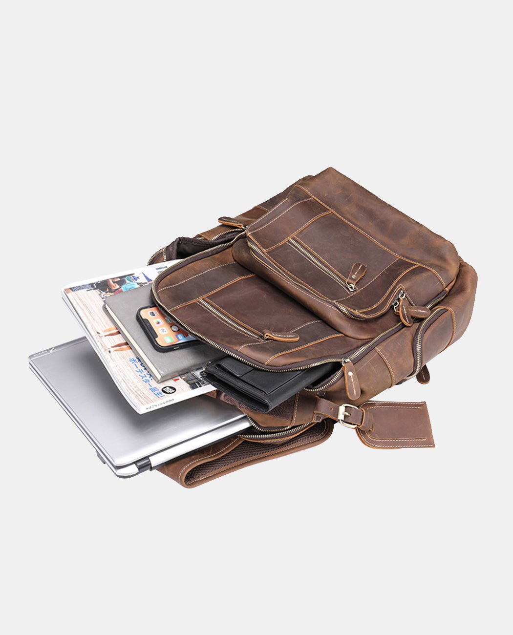 Journey Through Time Explorer Backpack -Backpacks- BAGHUGS-LEBP-7305-Brown
