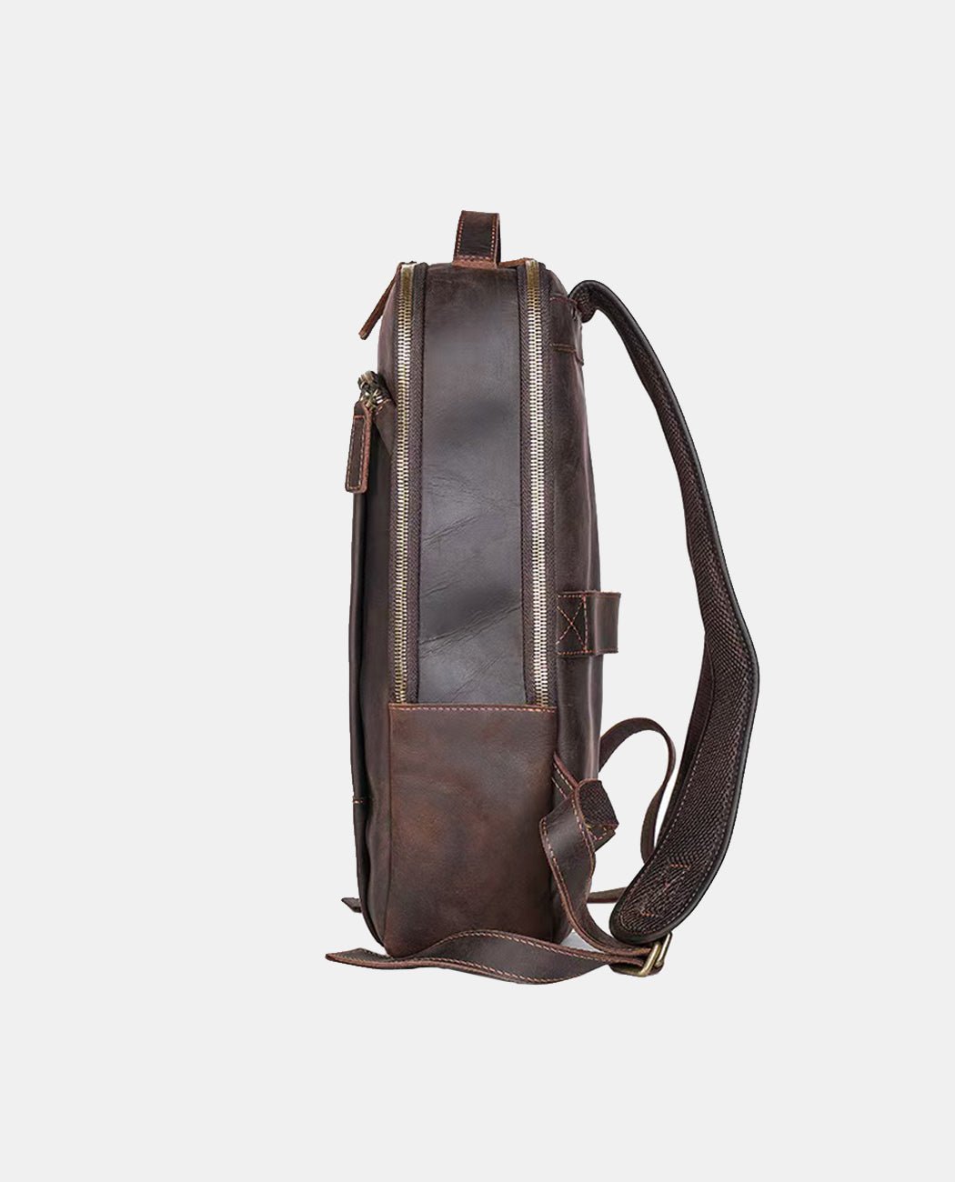 Midnight Voyager Executive Backpack -Backpacks- BAGHUGS-LEBP-7419-Deep Brown