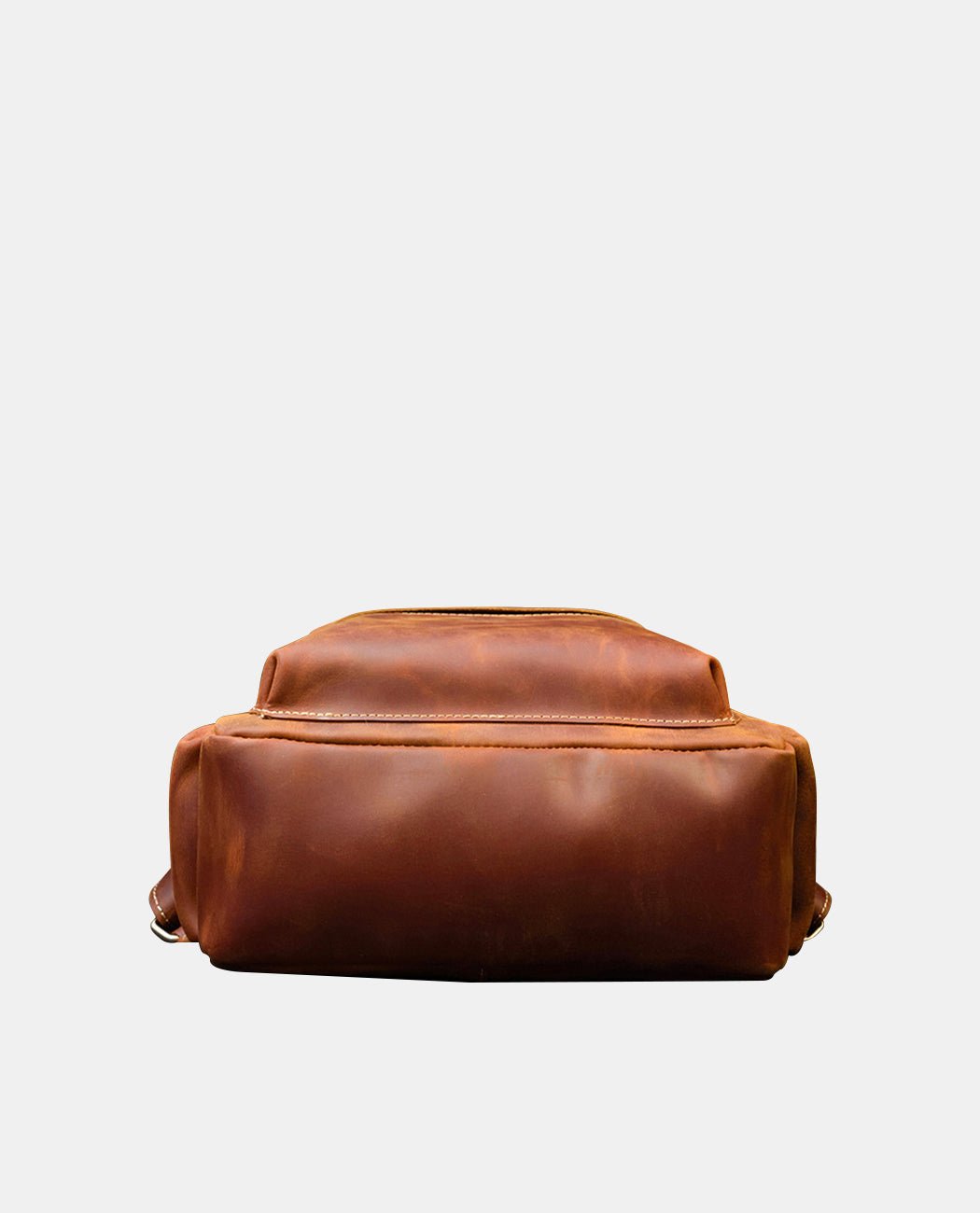 Elegante Retro Leather Backpack -Backpacks- BAGHUGS-LEBP-8055-Brown