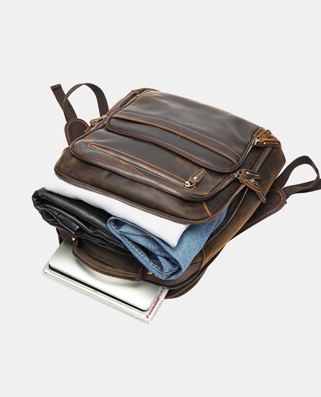 Boundless Haven Backpack -Backpacks- BAGHUGS-LEBP-8521-Dark Brown