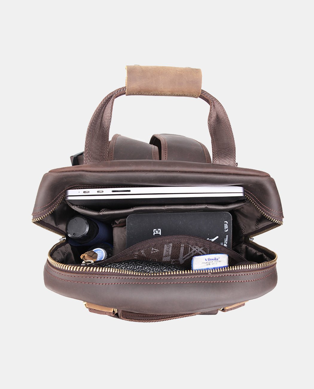 Navigator Camera Backpack -Backpacks- BAGHUGS-LEBP-9011-Deep Brown