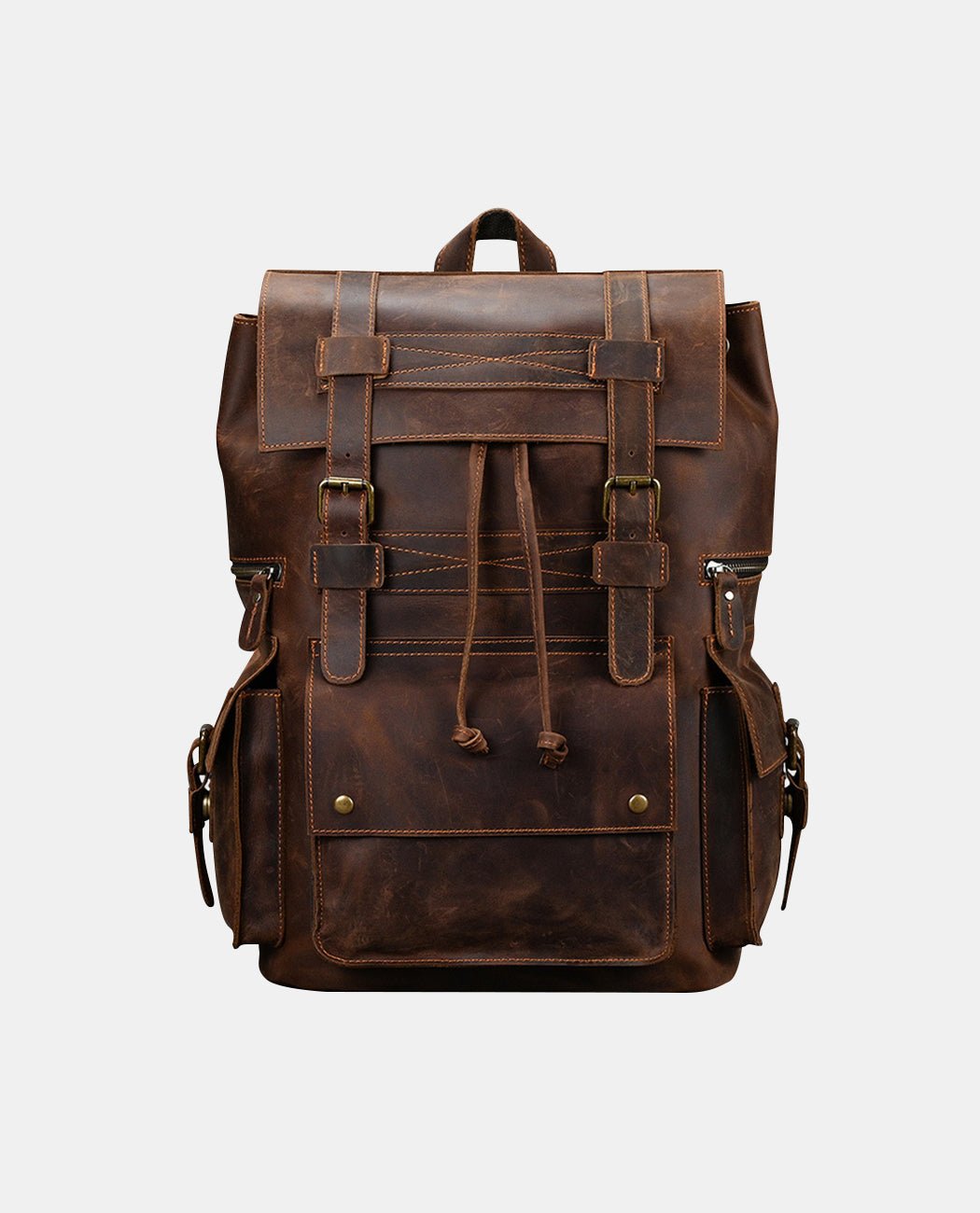 Journey Bond Backpack -Backpacks- BAGHUGS-LEBP-9300-Deep Brown