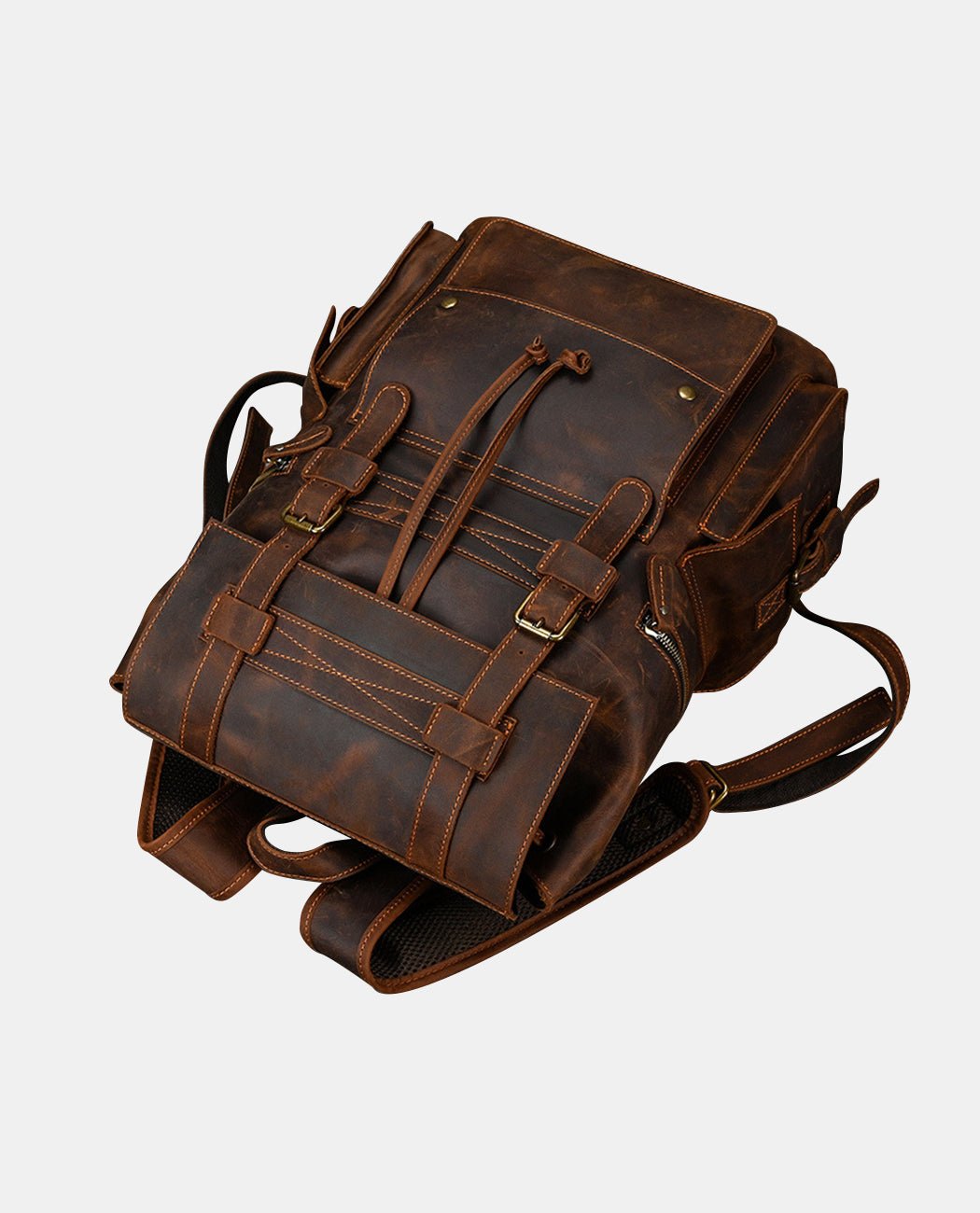 Journey Bond Backpack -Backpacks- BAGHUGS-LEBP-9300-Deep Brown