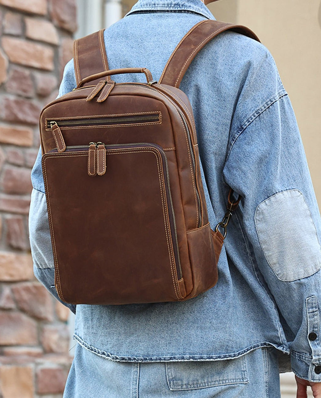 Legacy Ranger Craftsmanship Backpack -Backpacks- BAGHUGS-LEBP-9888-Brown