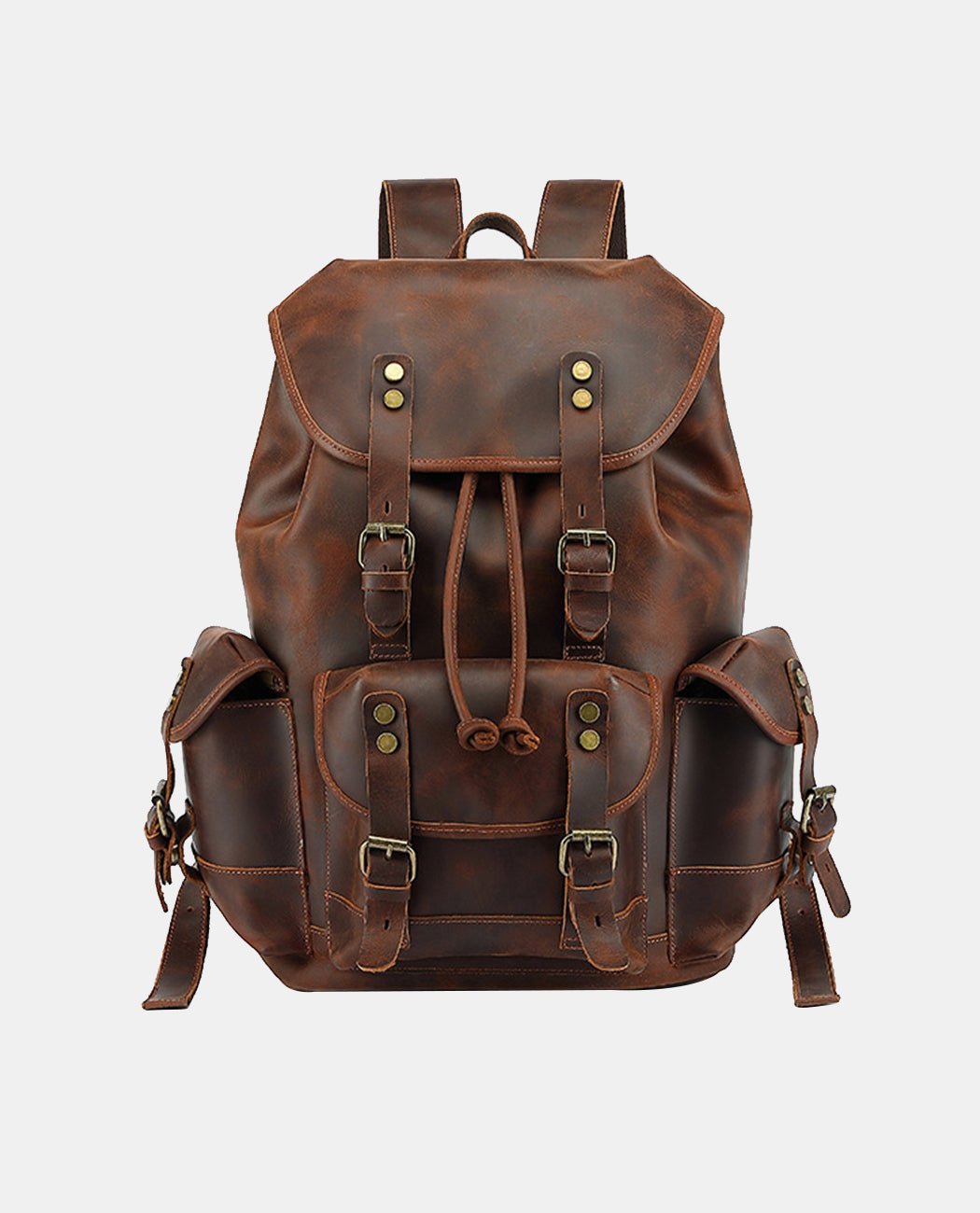 Guardian Trail Backpack -Backpacks- BAGHUGS-LEBP-9990-Deep Brown