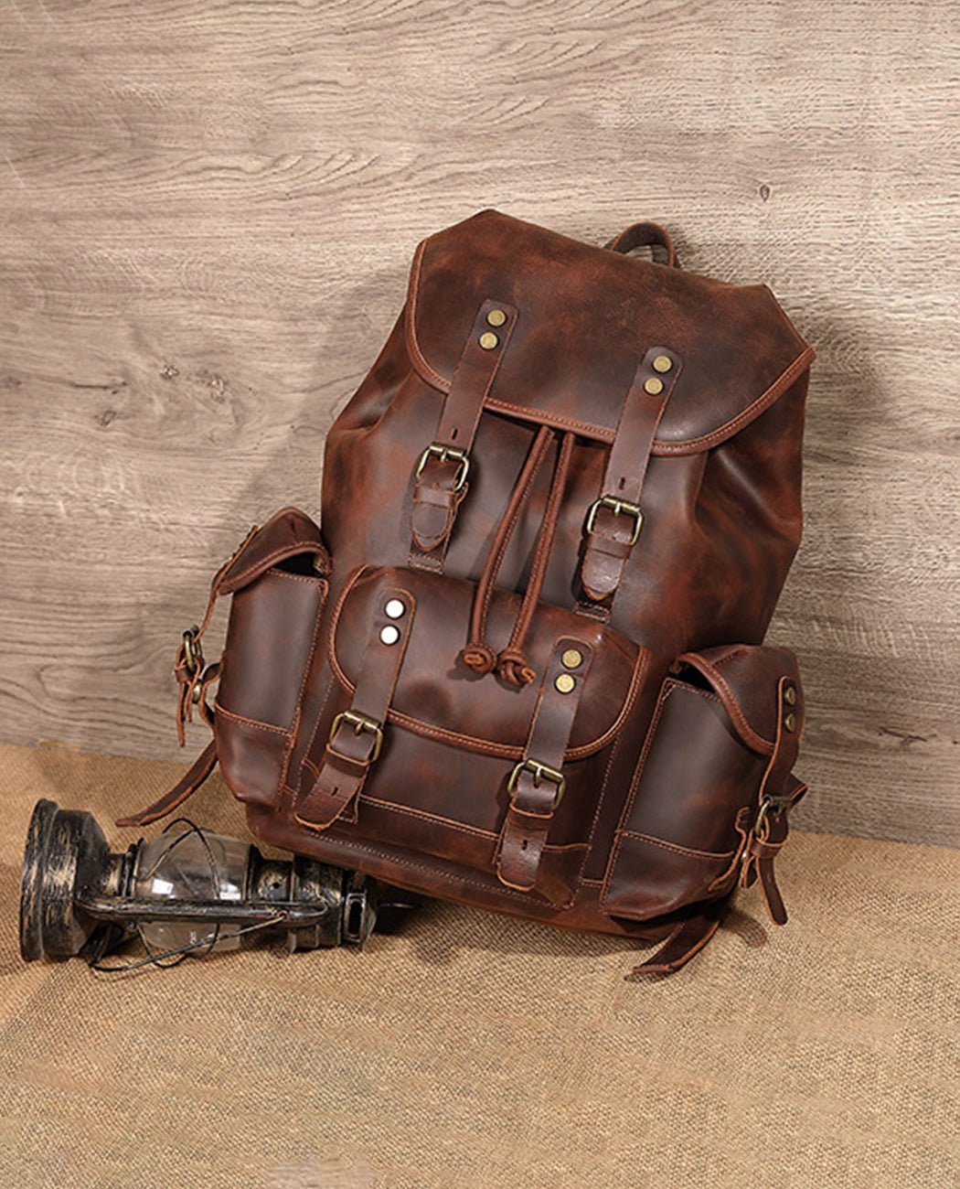 Guardian Trail Backpack -Backpacks- BAGHUGS-LEBP-9990-Deep Brown
