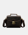 Dark Brown Vintage Camera Bag -Bags- BAGHUGS-LECR-3751-Deep Brown