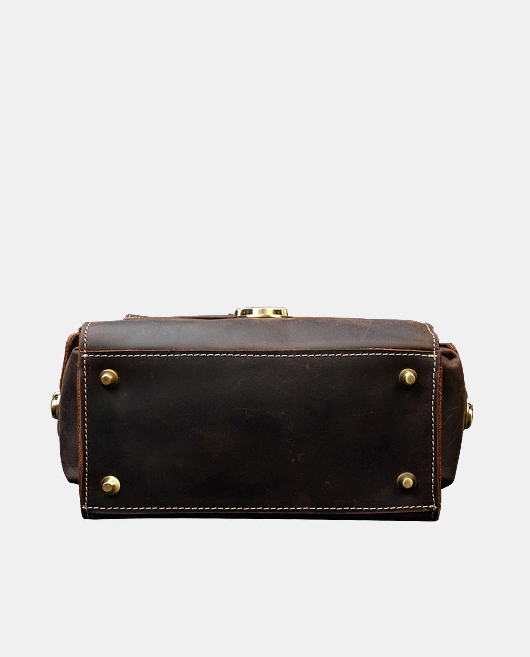 Dark Brown Vintage Camera Bag -Bags- BAGHUGS-LECR-3751-Deep Brown