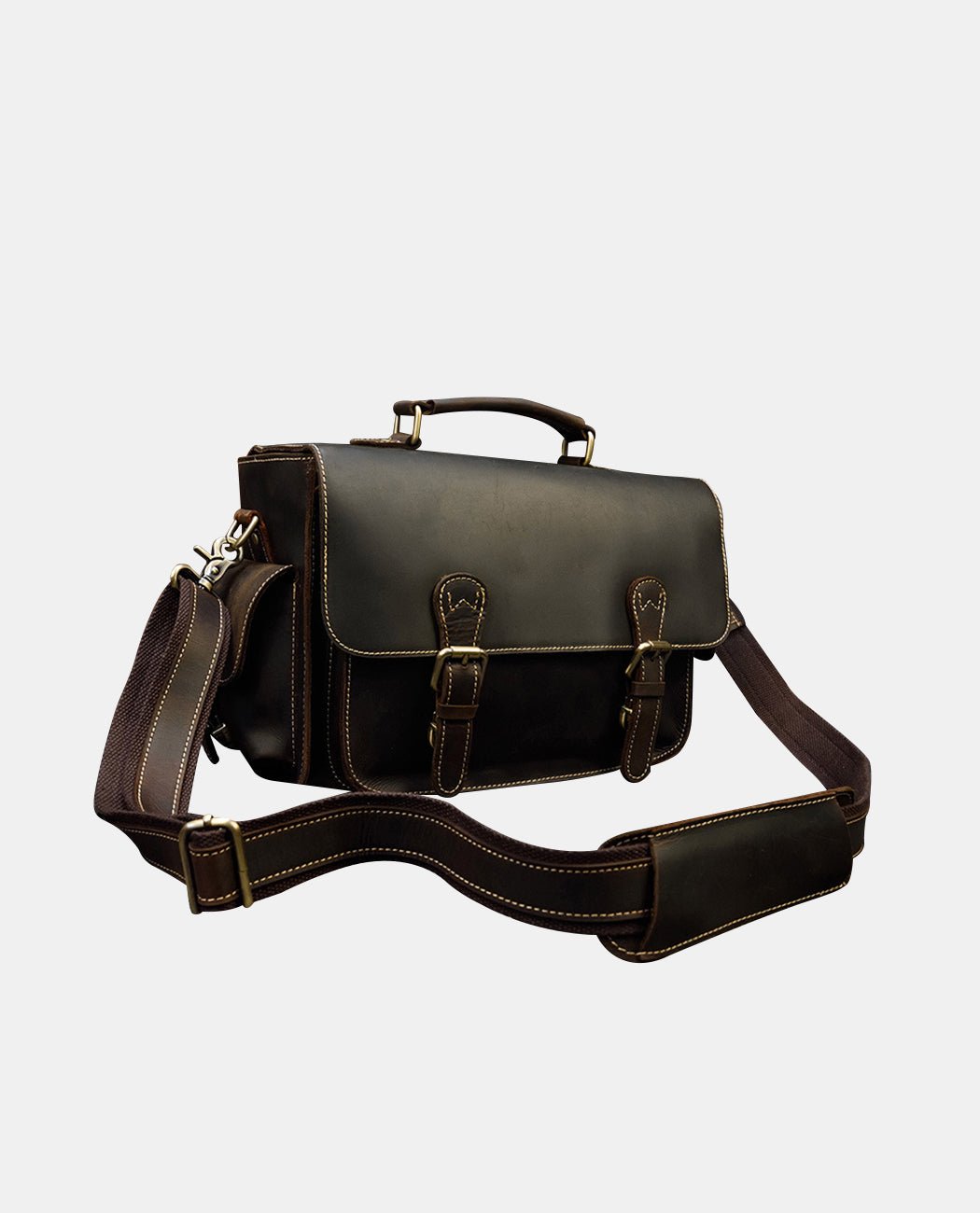 Deep Brown Class Camera Bag -Bags- BAGHUGS-LECR-4988-Black