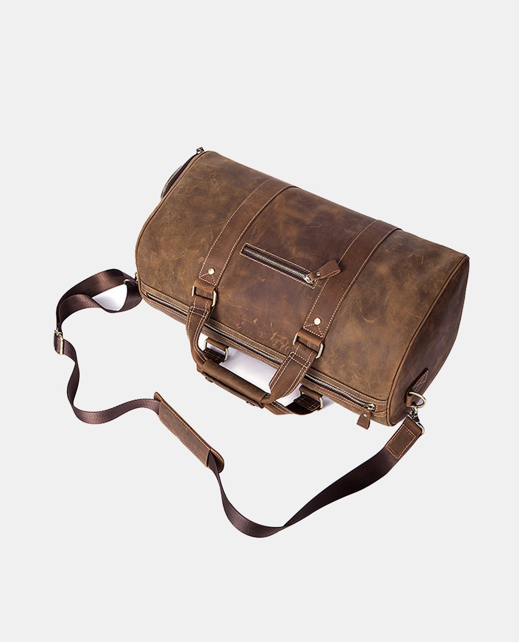 Thavern Duffle Companion -Bags- BAGHUGS-LEDF-1113-Brown