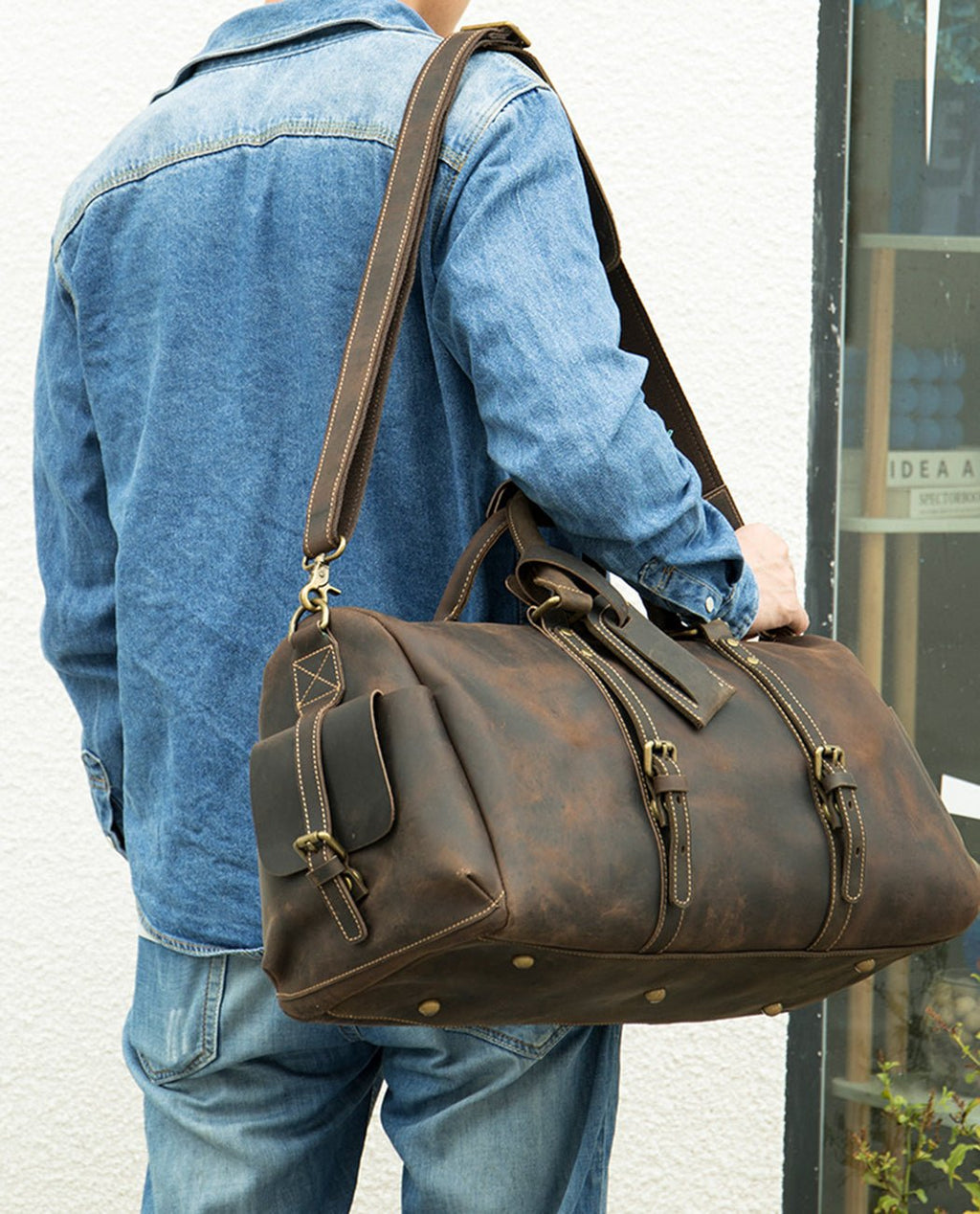 Endeavor Legacy Duffel -Bags- BAGHUGS-LEDF-9466-Deep Brown