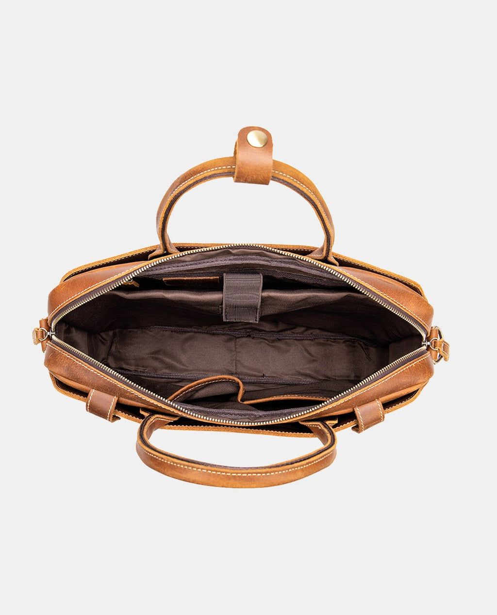 Ewan Business Briefcase -Bags- BAGHUGS-LEHB-2521-Brown