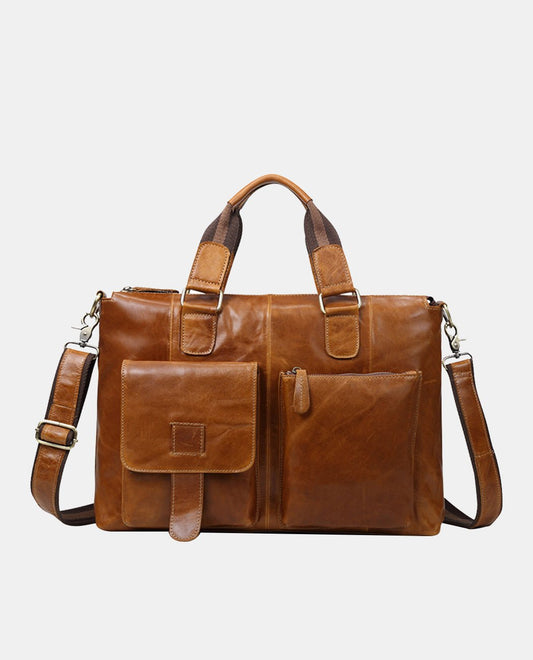 Nicholas Versatile Briefcase -Bags- BAGHUGS-LEHB-3136-Brass Color