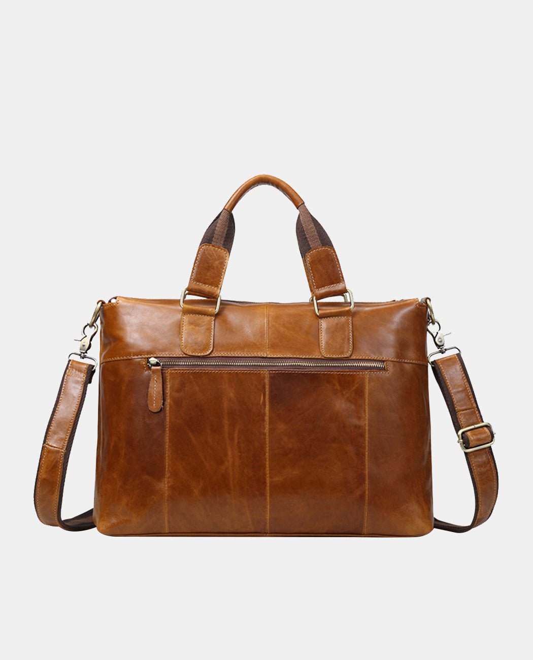 Nicholas Versatile Briefcase -Bags- BAGHUGS-LEHB-3135-Red Brown