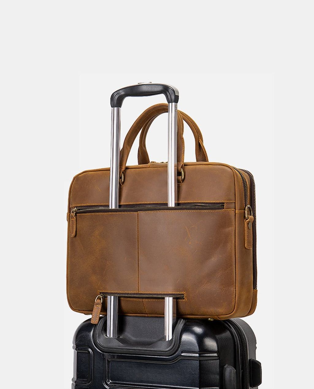 Timeless Legacy Messenger Bag -Bags- BAGHUGS-LEHB-3633-Brown