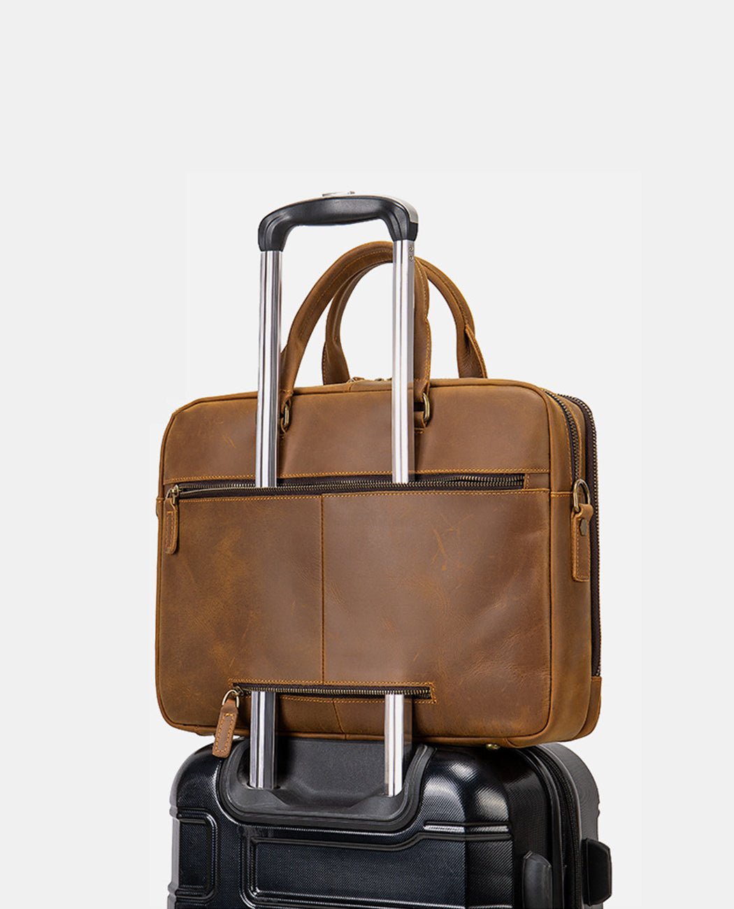Timeless Legacy Messenger Bag -Bags- BAGHUGS-LEHB-3633-Brown