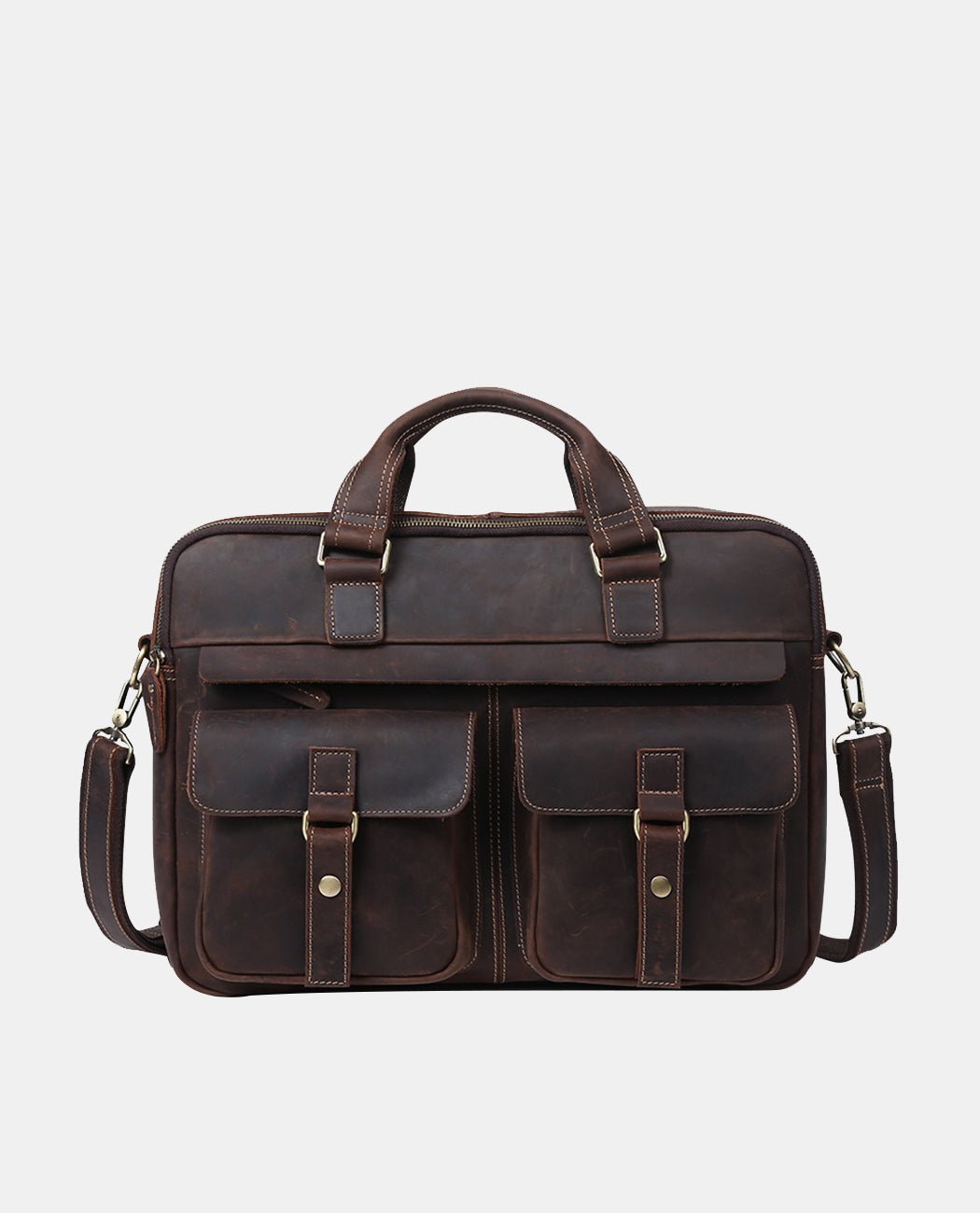 Clayton Dual-Utility Bag -Bags- BAGHUGS-LEHB-4447-Dark Brown