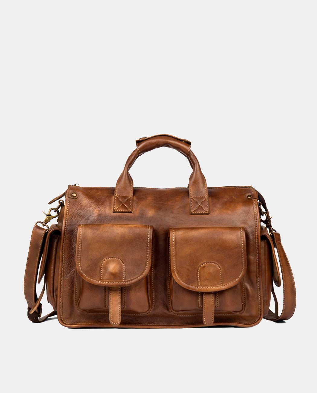 Rowan Pillar Messenger Bag -Bags- BAGHUGS-LEHB-5249-L-Brown