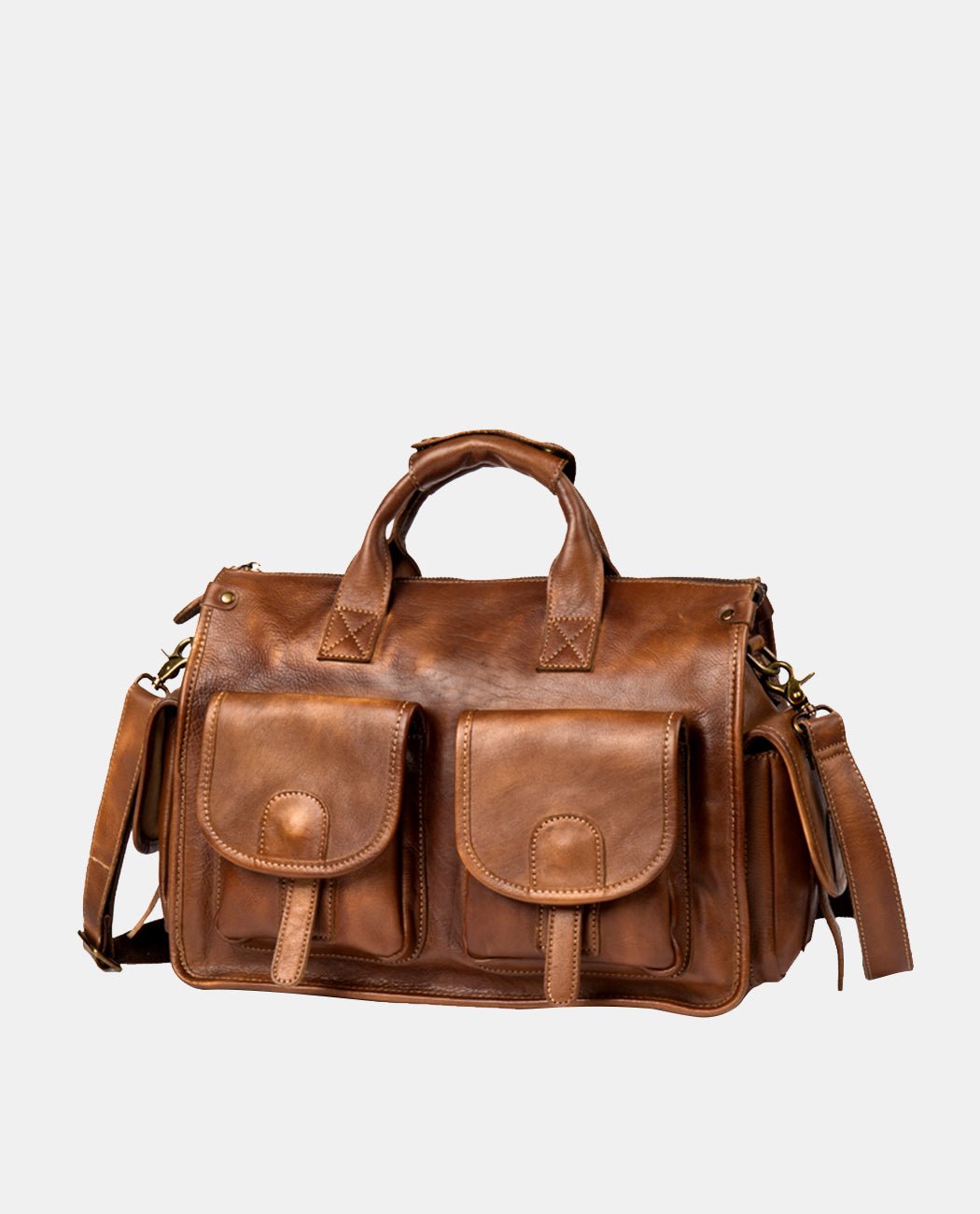 Rowan Pillar Messenger Bag -Bags- BAGHUGS-LEHB-5249-L-Brown