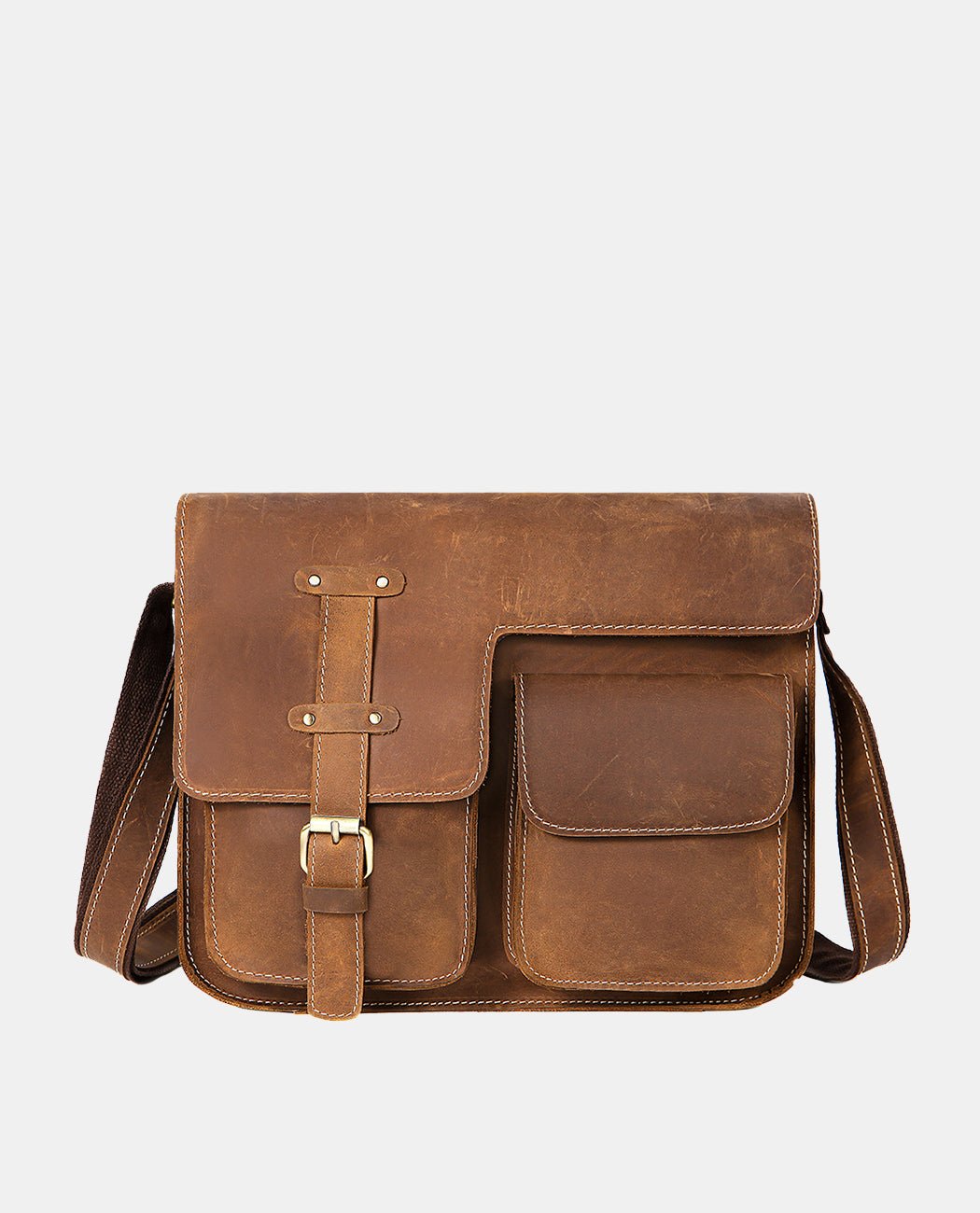 Atlas Courier -Bags- BAGHUGS-LEHB-5599-Brown