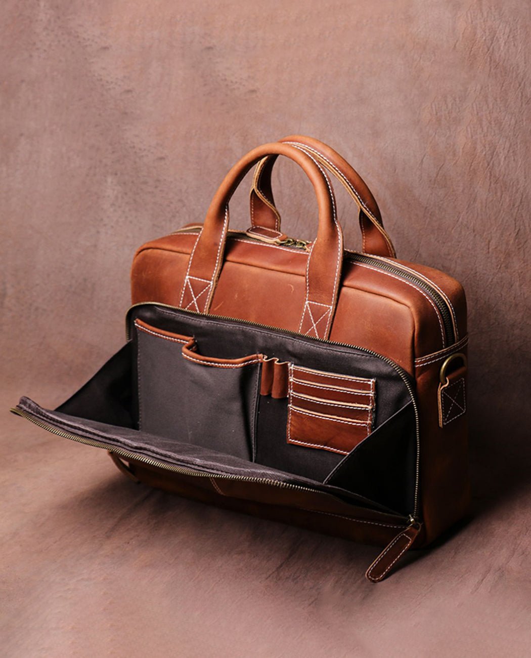 Julian Pathway Messenger Bag -Bags- BAGHUGS-LEHB-8749-Black
