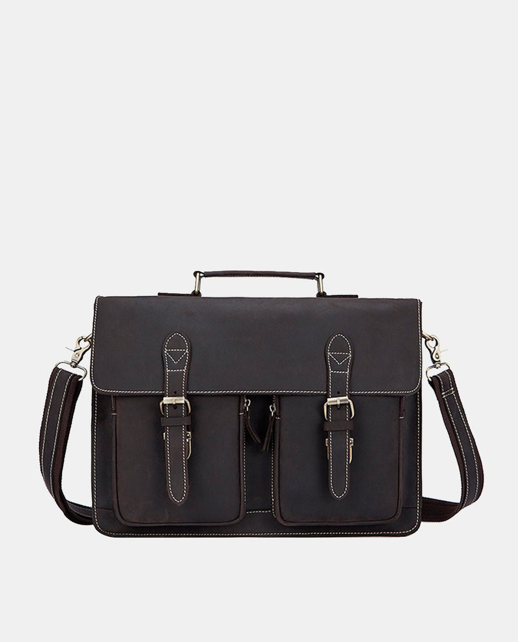 Oscar Trust Messenger Bag -Bags- BAGHUGS--Matte Black