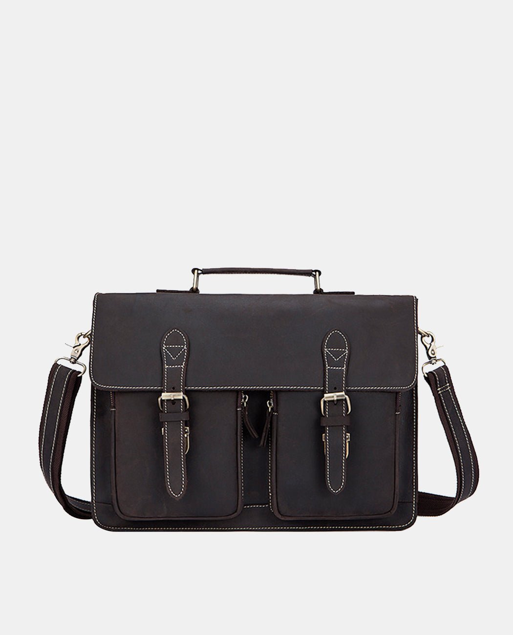 Oscar Trust Messenger Bag -Bags- BAGHUGS--Matte Black