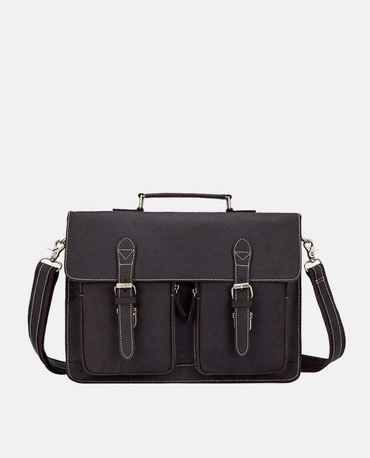 Oscar Trust Messenger Bag -Bags- BAGHUGS--Matte Black