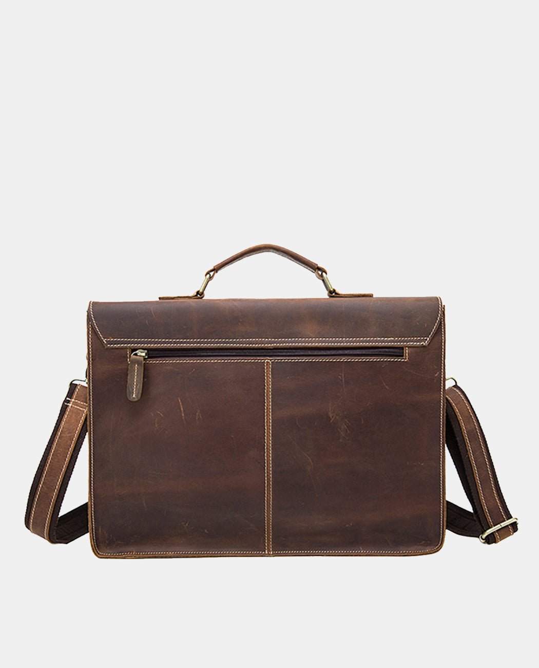 Oscar Trust Messenger Bag -Bags- BAGHUGS-LEHB-9874-Deep Brown