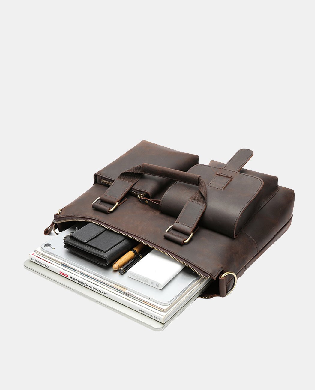 Victor’s Oath Briefcase -Bags- BAGHUGS-LEHB-9914-Gray