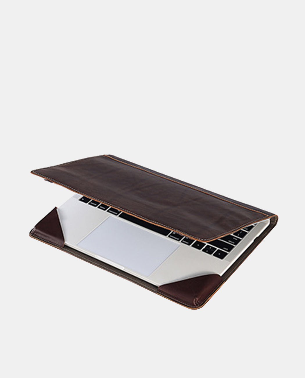 Leather Laptop Sleeve -Bags- BAGHUGS-LEIP-9984-Deep Brown