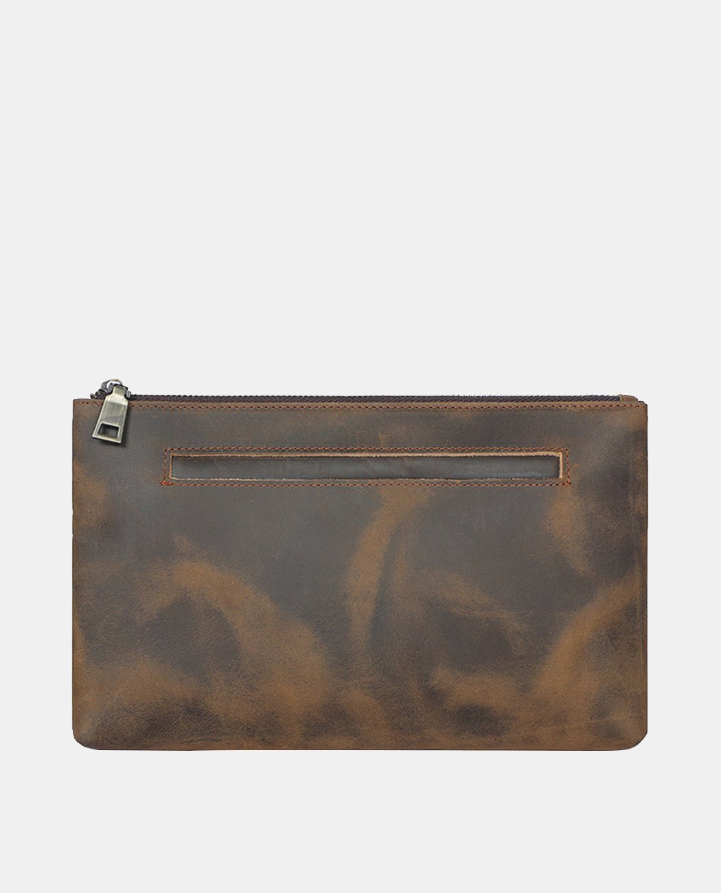 Elegance Unfold Clutch Handbag -Bags- BAGHUGS-LESN-3540-Deep Brown