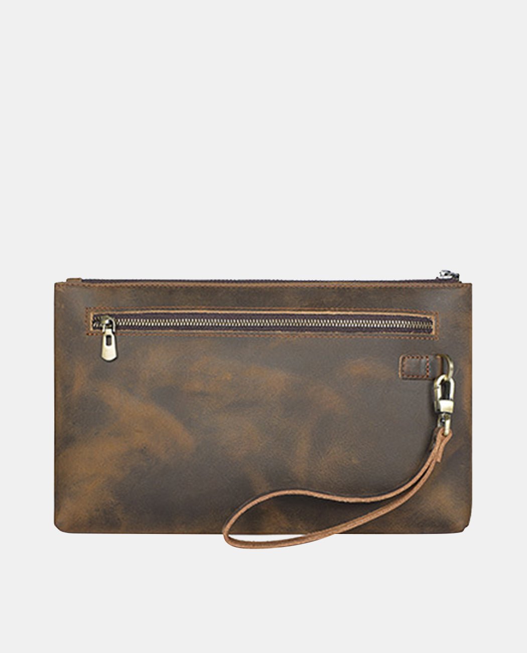 Elegance Unfold Clutch Handbag -Bags- BAGHUGS-LESN-3540-Deep Brown