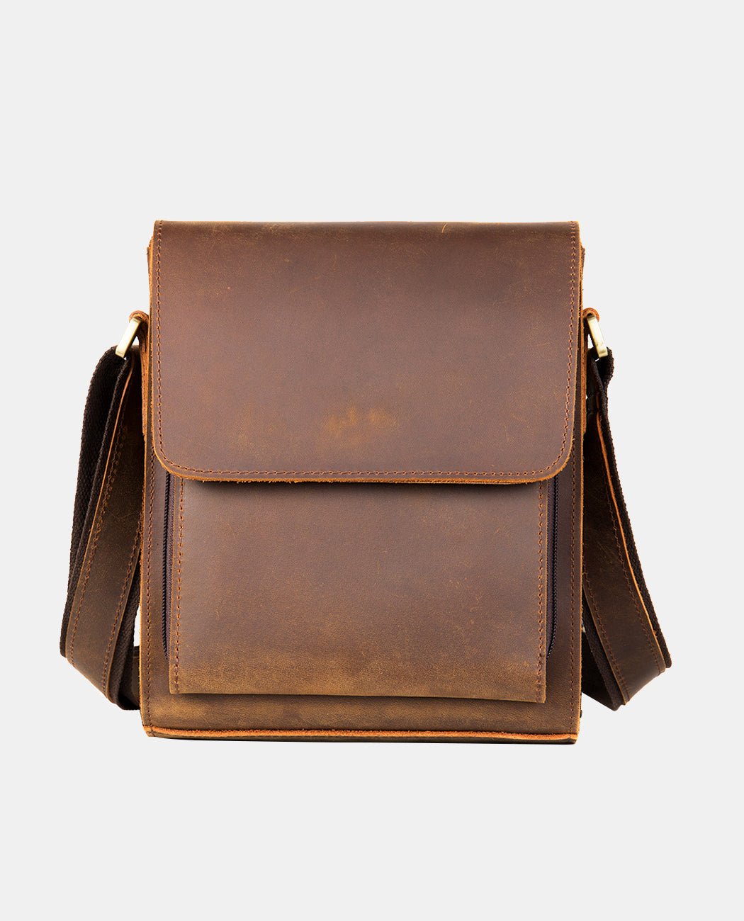 Heritage Vertical Messenger -Bags- BAGHUGS-LETT-2341-Brown