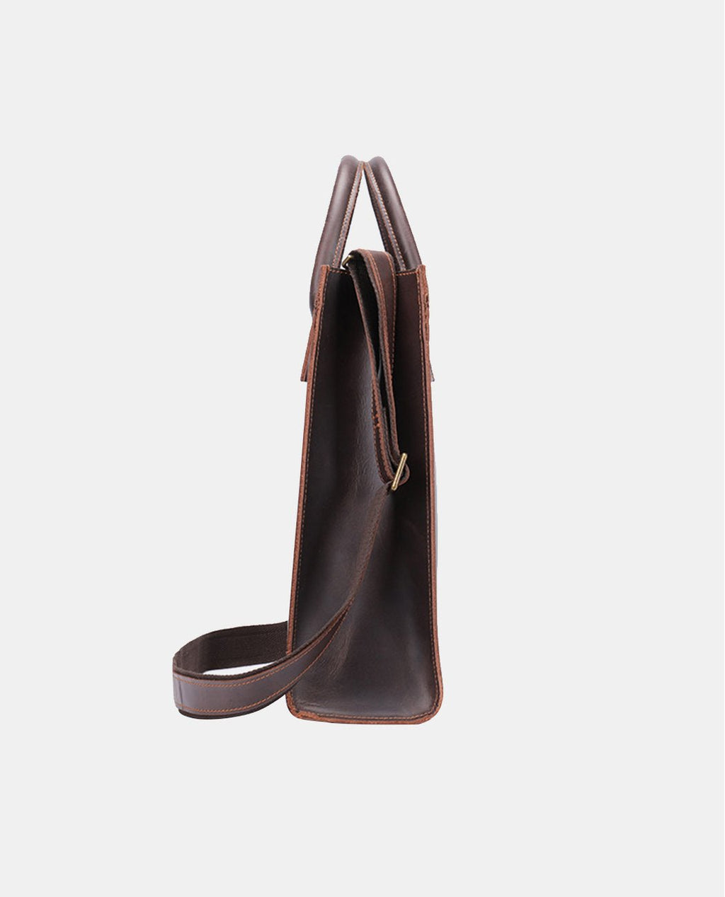 Metropolitan Square Tote -Bags- BAGHUGS-LETT-5678-Deep Brown