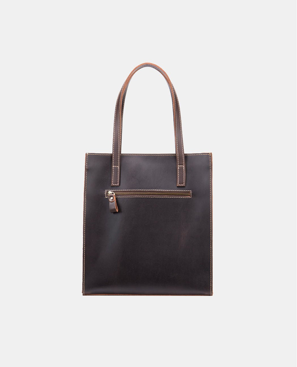 Timeless Luxe Tote -Bags- BAGHUGS-LETT-5789-Deep Brown