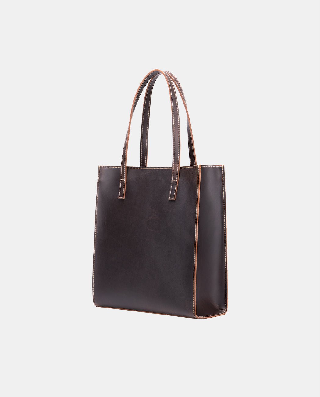 Timeless Luxe Tote -Bags- BAGHUGS-LETT-5789-Deep Brown