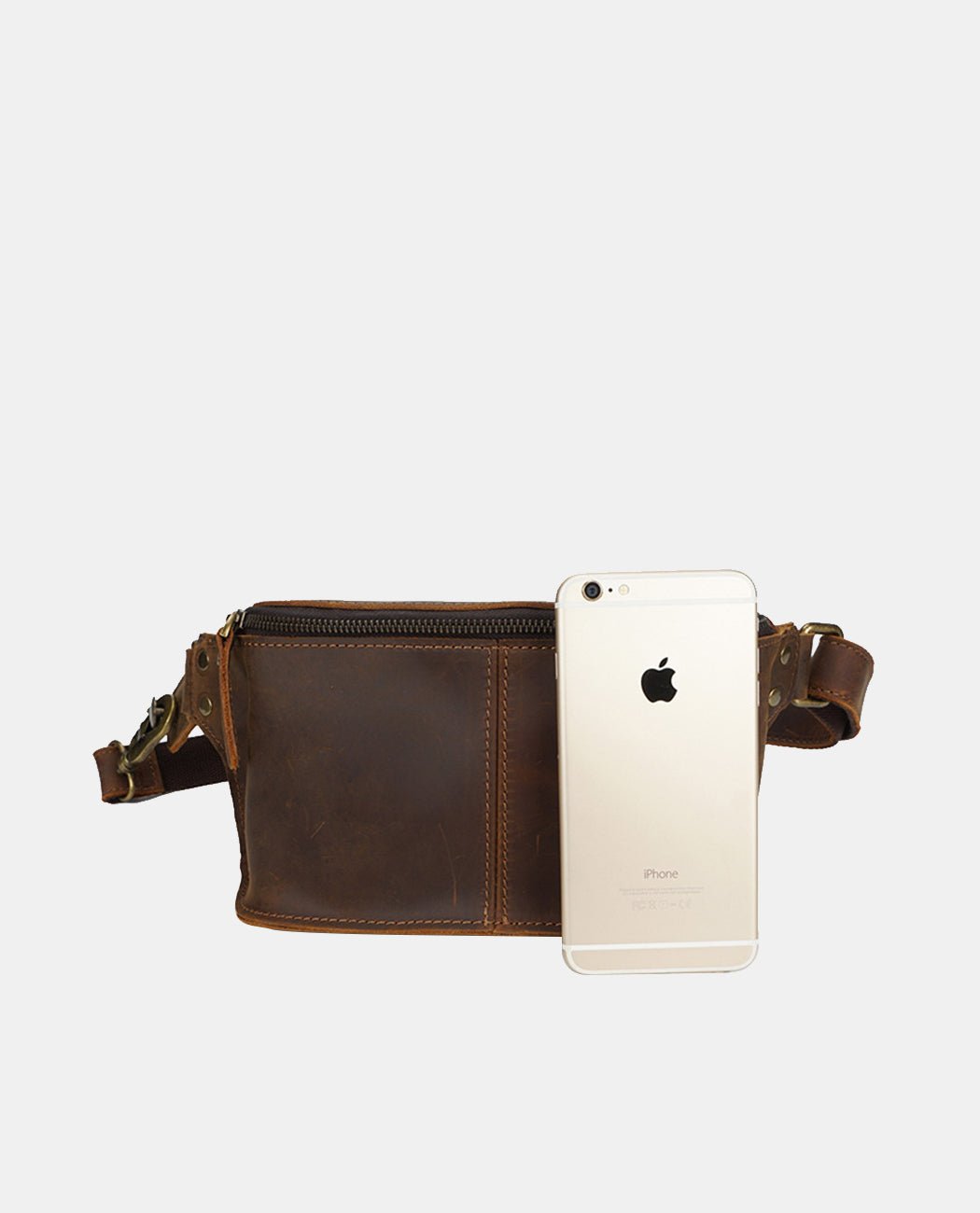 Ridge Square Belt Bag -Bags- BAGHUGS-LETT-6302-Dark Brown