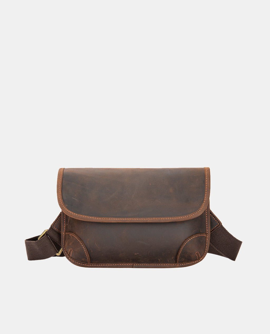 Rustic Explorer Pouch -Bags- BAGHUGS-LETT-8910-Dark Brown