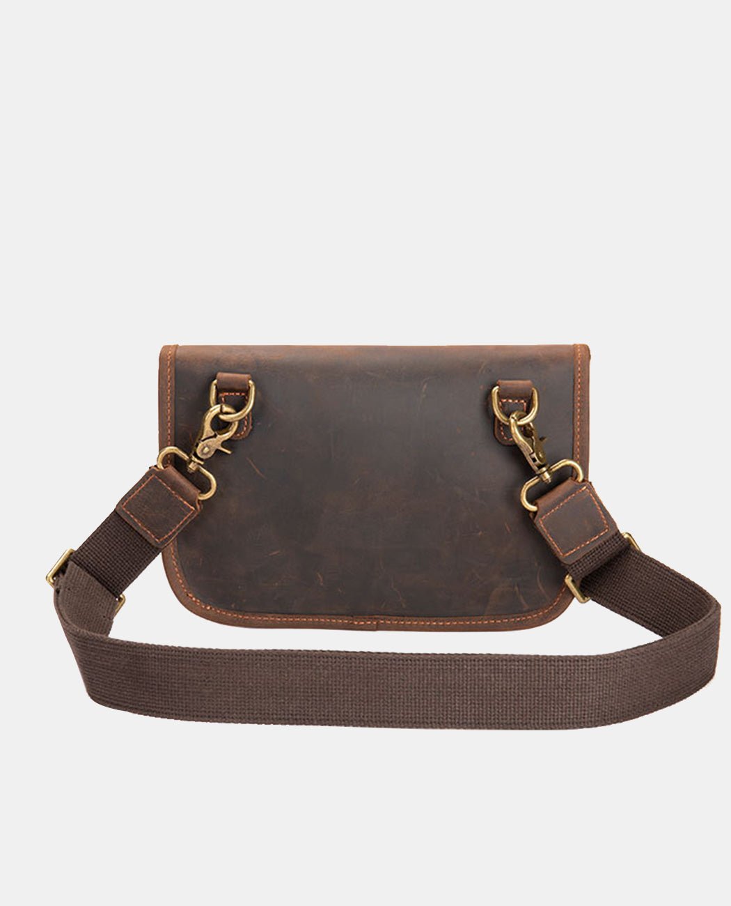 Rustic Explorer Pouch -Bags- BAGHUGS-LETT-8910-Dark Brown