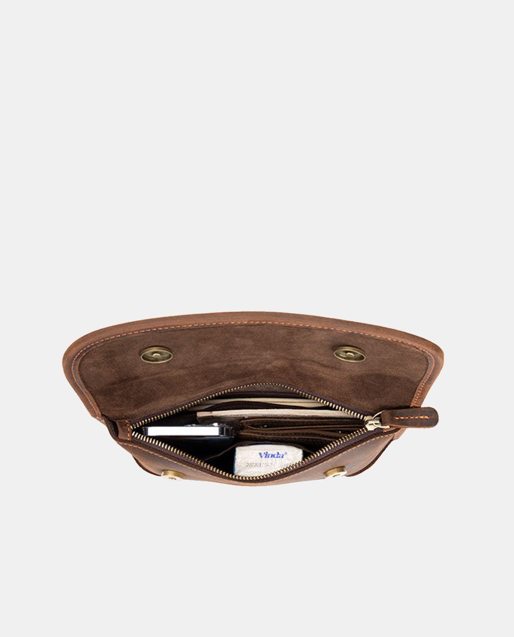 Rustic Explorer Pouch -Bags- BAGHUGS-LETT-8910-Dark Brown