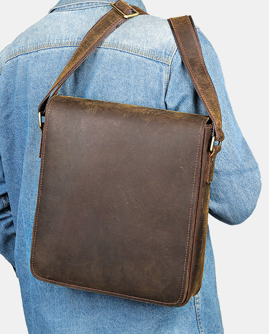 Urban Legacy Messenger -Bags- BAGHUGS-LETT-8913-Dark Brown